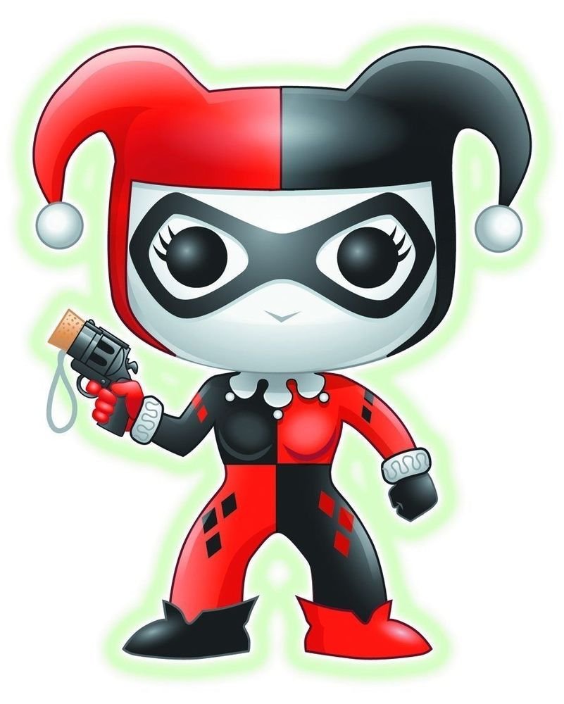 harley quinn glow in the dark pop