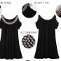 collection short sleeve dress - hand beaded