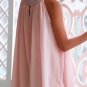 chiffon dress sleeveless