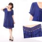 draped dress large