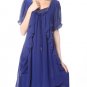draped dress large