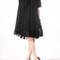 draped dress large