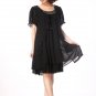draped dress large