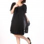 draped dress large