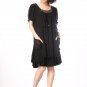 draped dress large