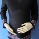 2 HEARTS LIGHT WEIGHT MATERNITY SWEATER W/NICE ACCENT TRIM SIZE M