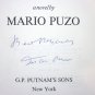 FOOL'S DIE Mario Puzo SIGNED FIRST EDITION
