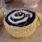 Crochet Coffee Cup Pincushion