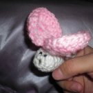 Shy Pink Butterfly or a Bug with Big Wings Finger Puppet