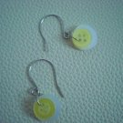 Handmade Buttons Sunny-Side Up Earrings Eggs