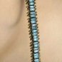 2 PC ANTIQUE FINISH LONG VICTORIAN AMERICAN SAPPHIRE DESIGNER EARRINGS VE61