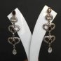 PREMIUM INDIAN JEWELRY VICTORIAN DESIGNER SIMULATED AD EARRING PAIR fve3