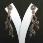 PREMIUM INDIAN JEWELRY VICTORIAN DESIGNER SIMULATED DIAMOND EARRING PAIR fve29