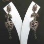 PREMIUM INDIAN JEWELRY VICTORIAN DESIGNER CZ EMERALD BEADS EARRING PAIR fve10