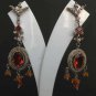 PREMIUM INDIAN JEWELRY VICTORIAN DESIGNER CZ BEADS ( GLASS ) EARRING PAIR fve17