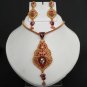 Fashion Pendant Earrings Indian Bollywood Costume Gold Rhodium FS EHS  CZ TT29