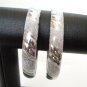 Rodhium Silver Plated Indian Bollywood Bangles Kada ERT EHS Bollywood 2Pc H73
