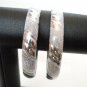 Rodhium Silver Plated Indian Bollywood Bangles Kada ERT EHS Bollywood 2Pc H73