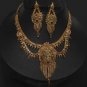 Unique Designer Genuine Gold Filigree HandMade Necklace Set India Premium GF25