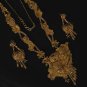 Unique Designer Filigree HandMade Rani Haar Long Necklace Set India Premium GF4