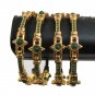 Awesome! Shinning ERT EHS Polki Bracelet Set Indian Bridal Bangle Kadas 2.6 FB10