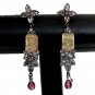 BOLLYWOOD DIVA EARRING PAIR PREMIUM ERT EHS VICTORIAN JEWELRY DESIGNER NS40