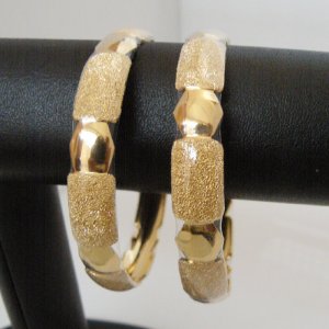 Diva Goldplated 1Gm Indian Bollywood 2.8 Bangles Kada ERT EHS Bollywood 2Pc H76