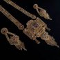 Unique Designer Filigree HandMade Rani Haar Long Necklace Set India Premium GF6