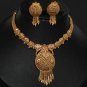 Unique Designer Genuine Gold Filigree HandMade Necklace Set India Premium GF16