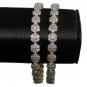 Unique Jewellery Set 2 Tone Gold Rhodium Tone Ad Bangle Bracelet ERT EHS NS139