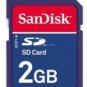 New 2GB Genuine SanDisk SD Card 2G (Blue)