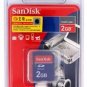 New 2GB Genuine SanDisk SD Card 2G (Blue)