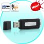 USB Flash Drive & Audio Recorder - 240 Hours (Black)