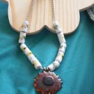 Sunflower necklace
