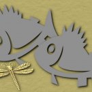 Camping Fish Template 4 x 6