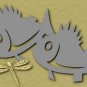 Camping Fish Template 4 x 6