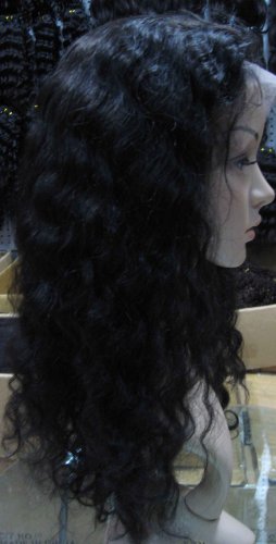Human Hair Yaki Wave Full Lace wig 22'