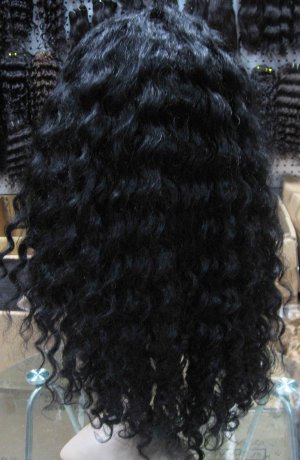 100% Indian Remy Curly Full Front Lace Wig 20'