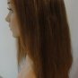 blonde Silky Straight human hair full Lace Front Wig 18in 30#