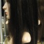 Silky Straight human hair full Lace Front Wig 20in 1b/30