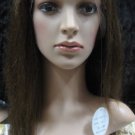Silky Straight human hair full Lace Front Wig 20in 1b/30