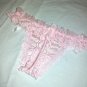 Women's Sexy G-string Pink-White lace