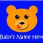 personalized baby girl clothing set with bear design