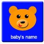 personalized baby boy clothing set with brown bear