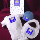 personalized baby boy clothing set with little prince