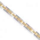 Stainless Steel and Gold Plate Bracelet