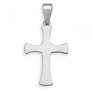 Reversible Stainless Steel Cross Pendant