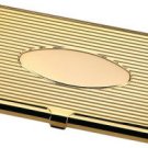 Business Card Case Gold Tone