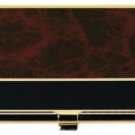Business Card Case Brown Marble