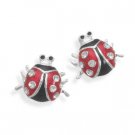 Lady Bug Stud Earrings
